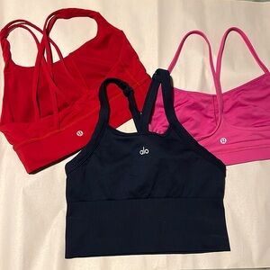 Sports Bra Set - Lululemon and ALO / Sports bras / three bras set